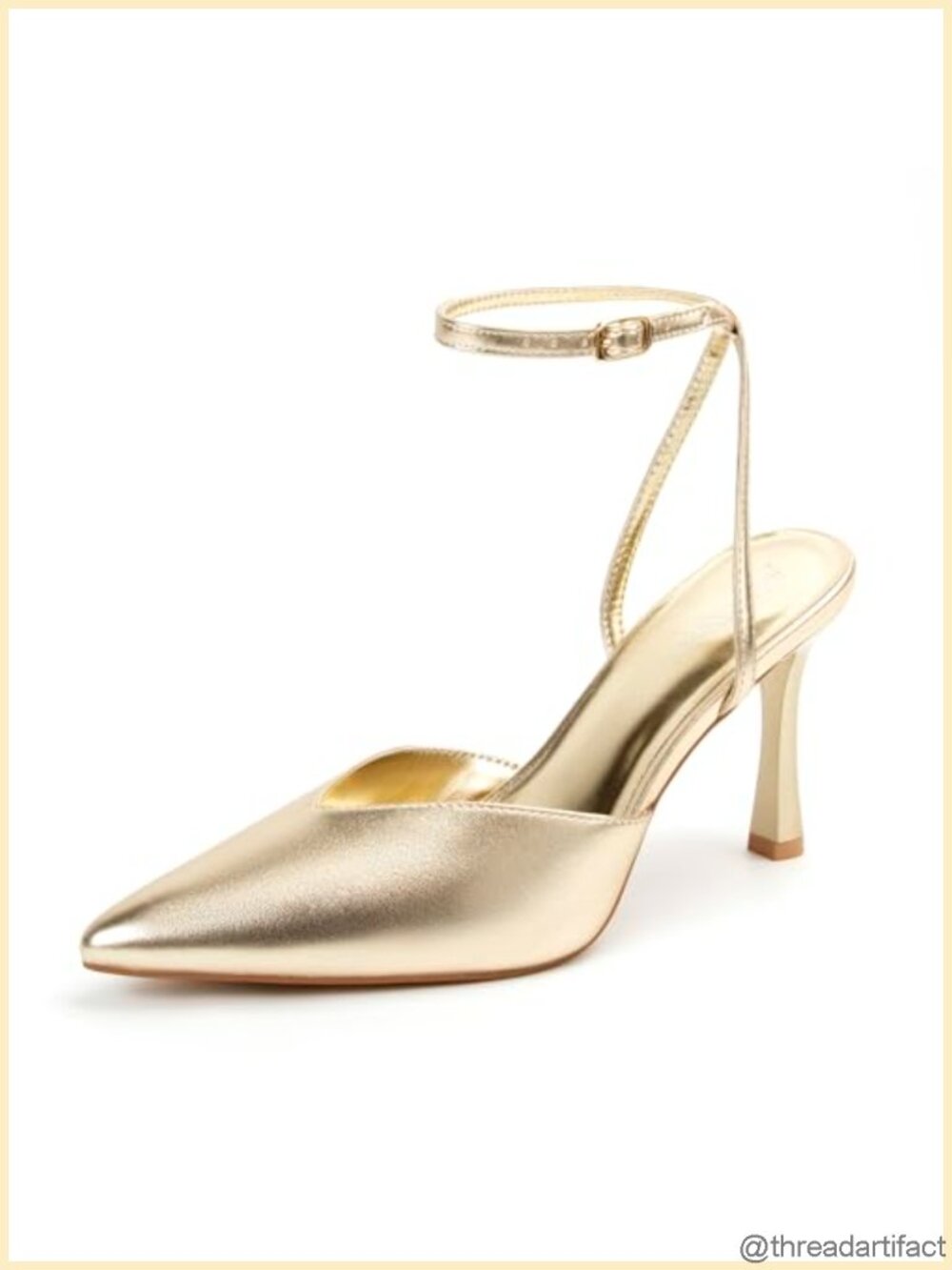 Pointed Toe Kitten Slingback Heels Ankle Strap Pumps Wedding Party